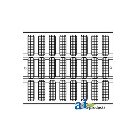 A & I Products Grille, Front 17" x13" x0.5" A-D1NN8151A